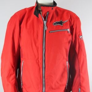 ALPINESTARS Women's Red Motorcycle Jacket * MEDIUM